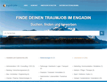 Tablet Screenshot of engadin-jobs.ch
